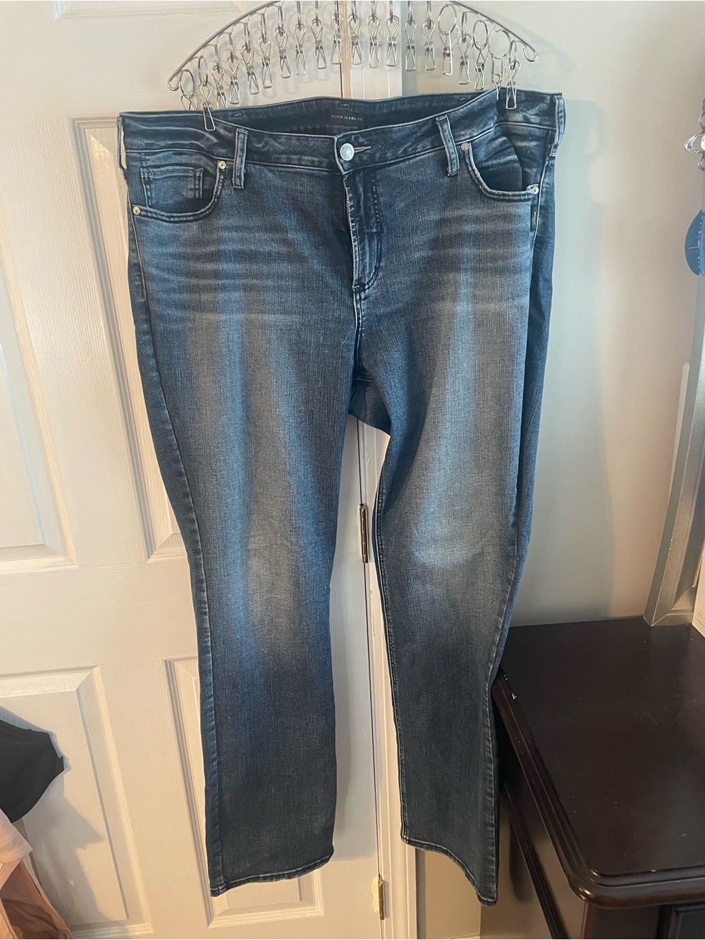 Silver Jeans Co Dark Blue Washed Denim